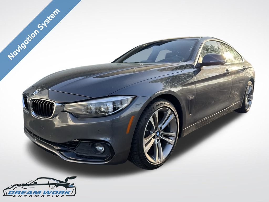 Gray (Mineral Grey Metallic) 2018 BMW 4 Series 430i Gran Coupe RWD Sedan Rear-Wheel Drive 8-Speed Automatic