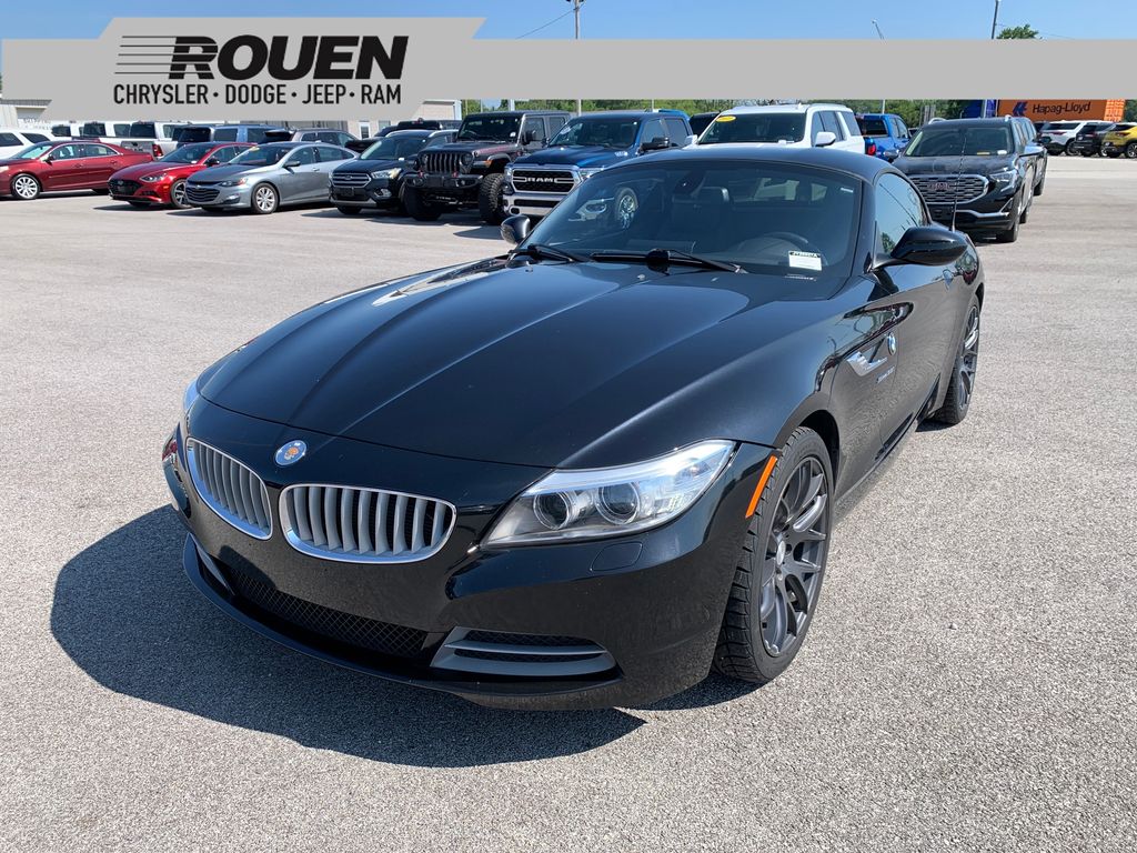 Black Sapphire Metallic 2014 BMW Z4 Convertible Rear-Wheel Drive 7-Speed Manual