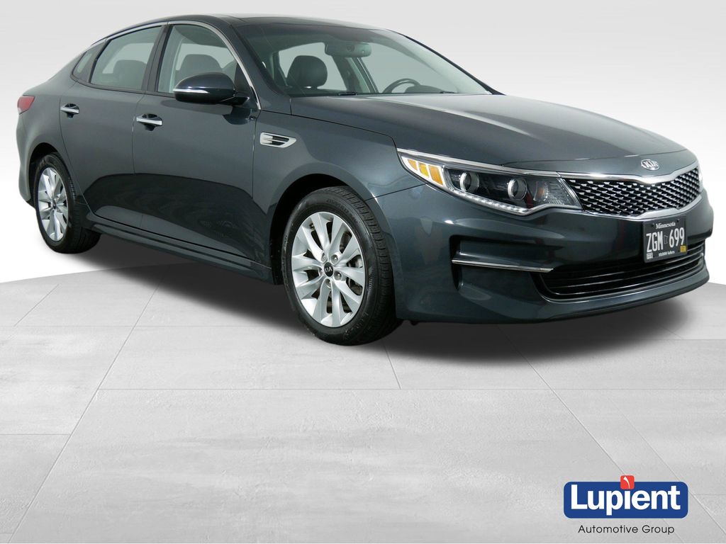 Moss Gray 2016 Kia Optima EX Sedan Front-Wheel Drive 6-Speed Automatic