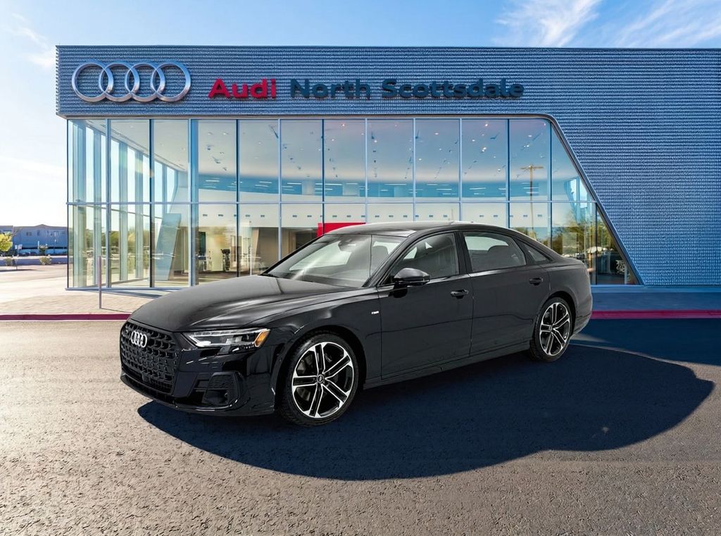 Sebring Black Crystal Effect 2026 Audi A8 Sedan All-Wheel Drive 8-Speed Automatic
