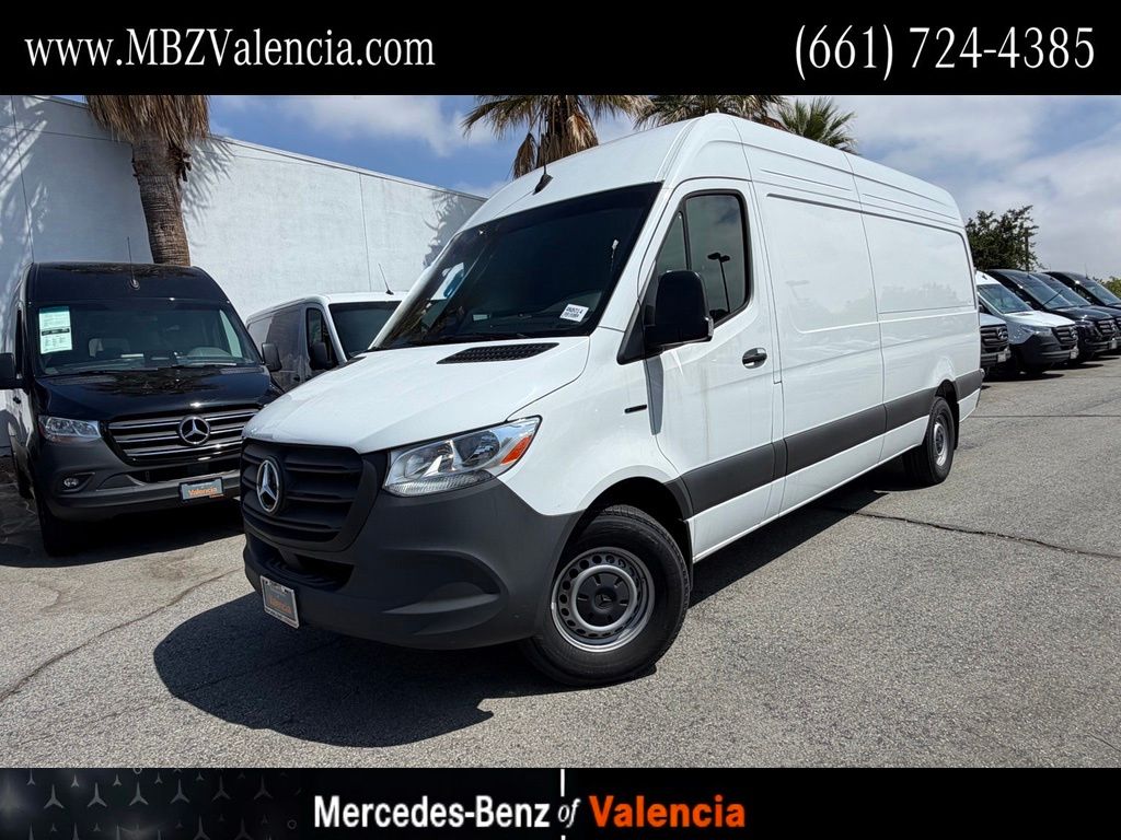 White 2025 Mercedes-Benz eSprinter Van Rear-Wheel Drive 1-Speed Automatic
