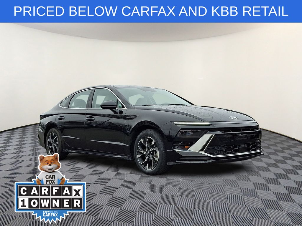Onyx Black 2024 Hyundai Sonata SEL FWD Sedan Front-Wheel Drive 8-Speed Automatic