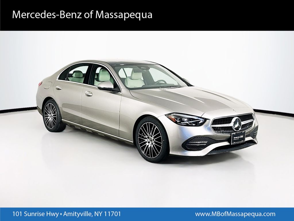 Mojave Silver Metallic 2023 Mercedes-Benz C-Class Sedan All-Wheel Drive 9-Speed Automatic