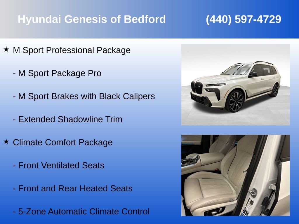 Used 2025 BMW X7 M60i For Sale in Bedford, OH