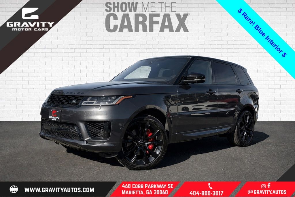 Gray 2021 Land Rover Range Rover Sport SUV / Crossover All-Wheel Drive 8-Speed Automatic