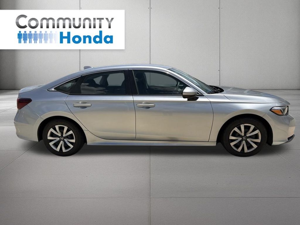 2025 Honda Civic LX Silver at Community Honda