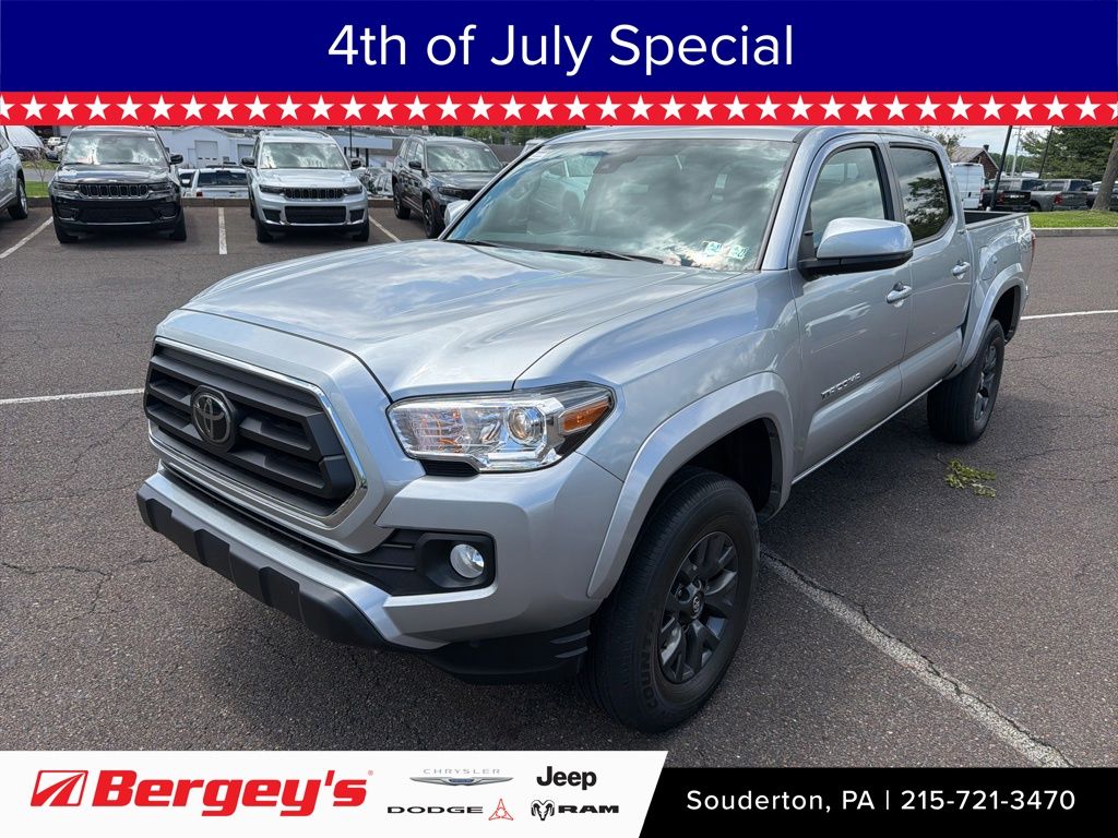 Celestial Silver Metallic 2023 Toyota Tacoma Pickup Truck 4X2 6-Speed Automatic