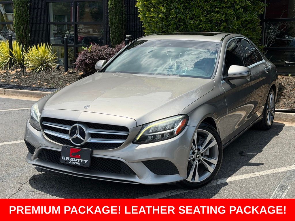 Silver 2019 Mercedes-Benz C-Class Sedan Rear-Wheel Drive 9-Speed Automatic