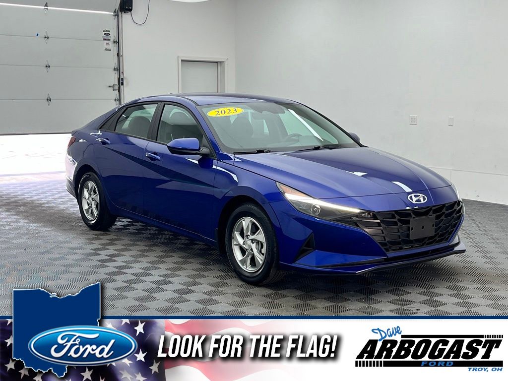 Intense Blue 2023 Hyundai Elantra Sedan Front-Wheel Drive Continuously Variable Transmission