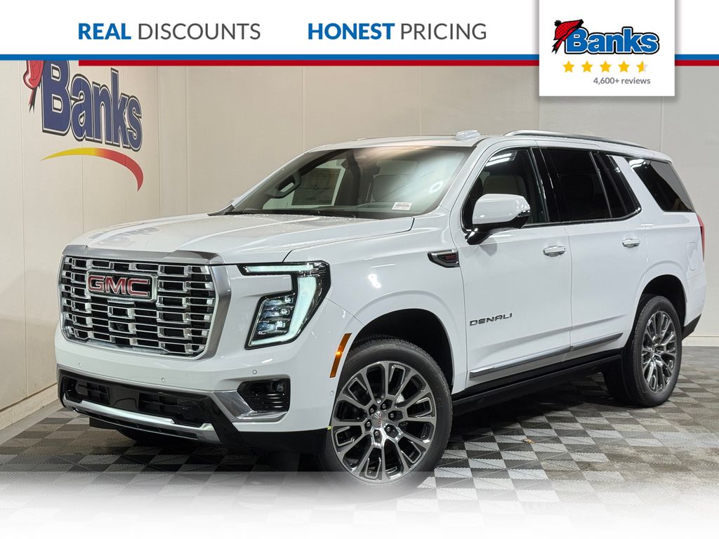Summit White 2026 GMC Yukon Denali 4WD SUV / Crossover Four-Wheel Drive