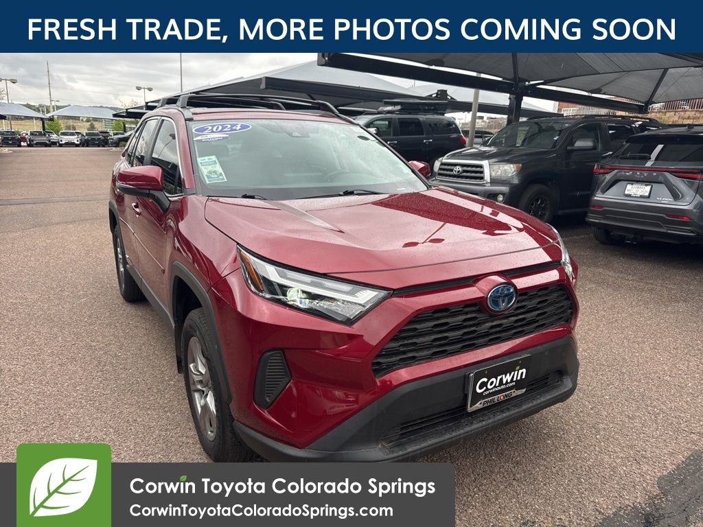 Red (Ruby Flare Pearl) 2024 Toyota RAV4 Hybrid XLE AWD SUV / Crossover All-Wheel Drive Continuously Variable Transmission
