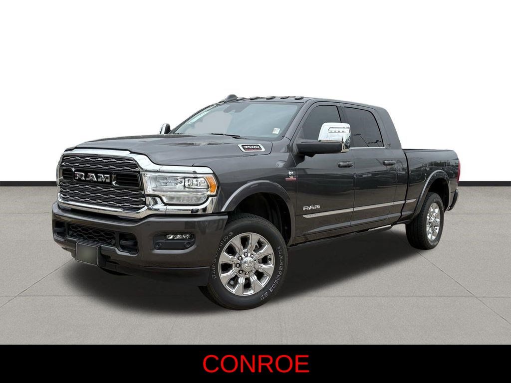 Gray (Granite Crystal Metallic Clearcoat) 2024 RAM 3500 Pickup Truck Four-Wheel Drive 6-Speed Automatic