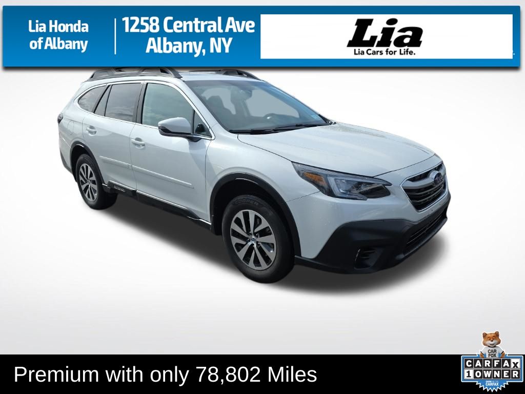 Crystal White Pearl 2021 Subaru Outback Premium Crossover AWD SUV / Crossover All-Wheel Drive Continuously Variable Transmission