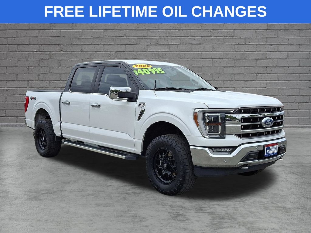 Oxford White 2022 Ford F-150 Pickup Truck Four-Wheel Drive Automatic