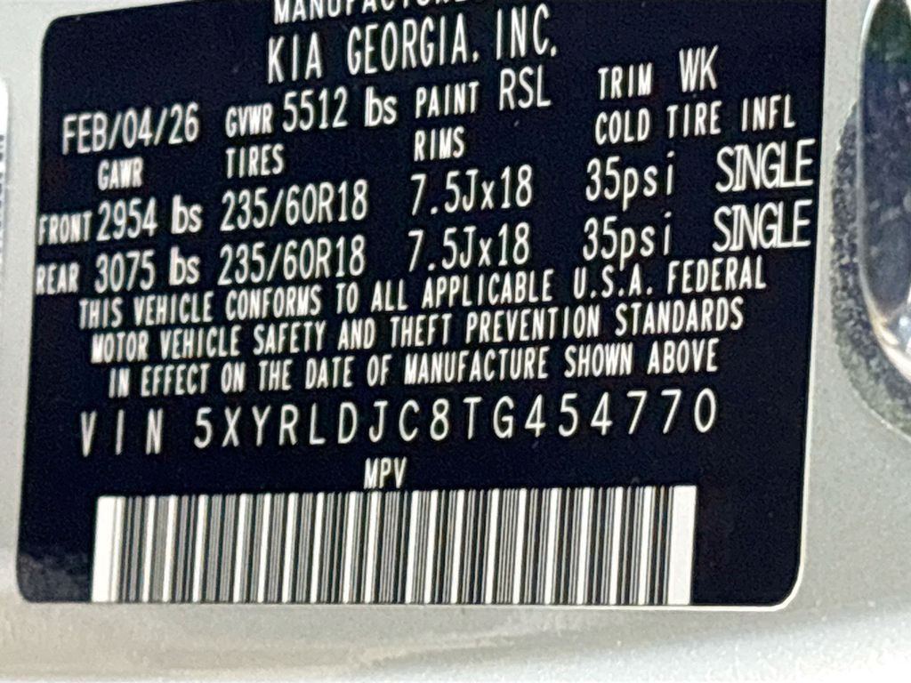 2026 Kia Sorento S