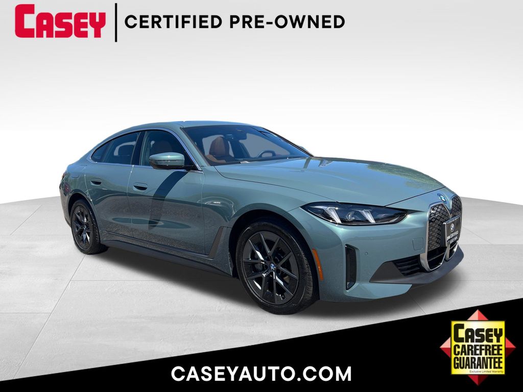 Cape York Green Metallic 2025 BMW i4 eDrive40 Gran Coupe FWD Sedan Rear-Wheel Drive Automatic