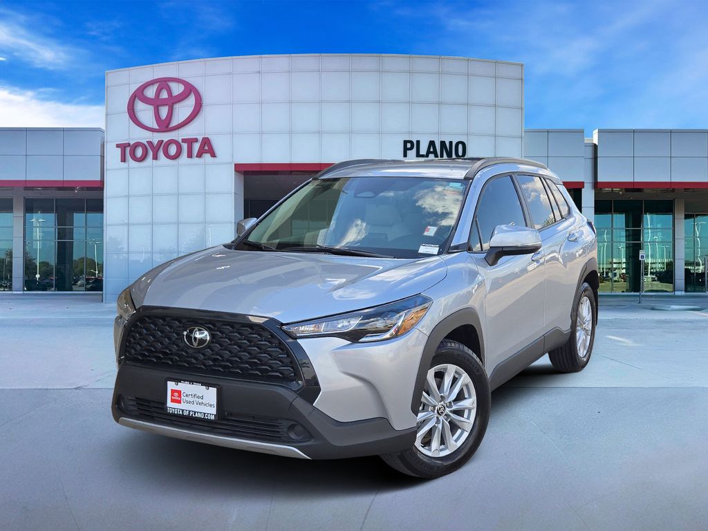 Sonic Silver 2023 Toyota Corolla Cross LE FWD SUV / Crossover Front-Wheel Drive Continuously Variable Transmission