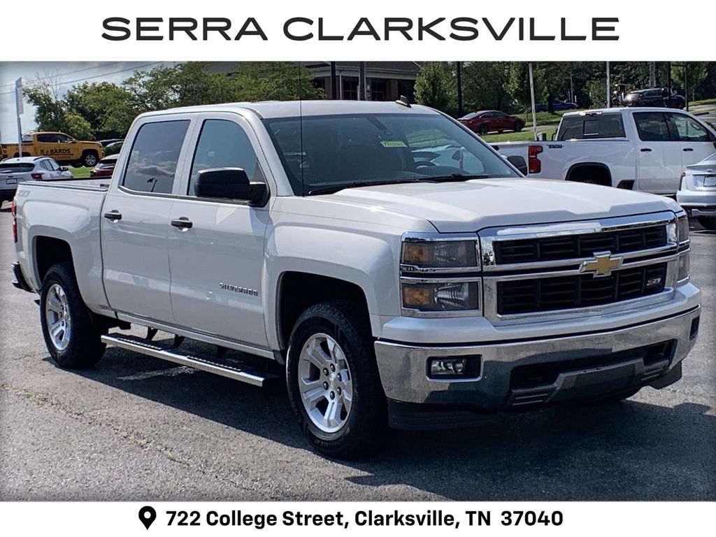 White Diamond Clearcoat 2014 Chevrolet Silverado 1500 Pickup Truck Four-Wheel Drive 6-Speed Automatic Overdrive