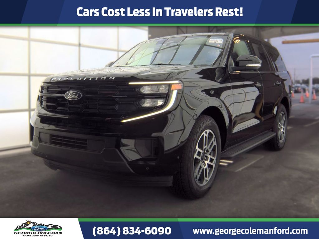 Black Metallic 2025 Ford Expedition SUV / Crossover Four-Wheel Drive Automatic