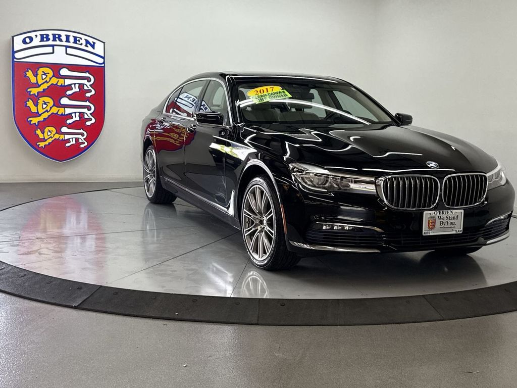 Jet Black 2017 BMW 7 Series 740i xDrive AWD Sedan All-Wheel Drive 8-Speed Automatic