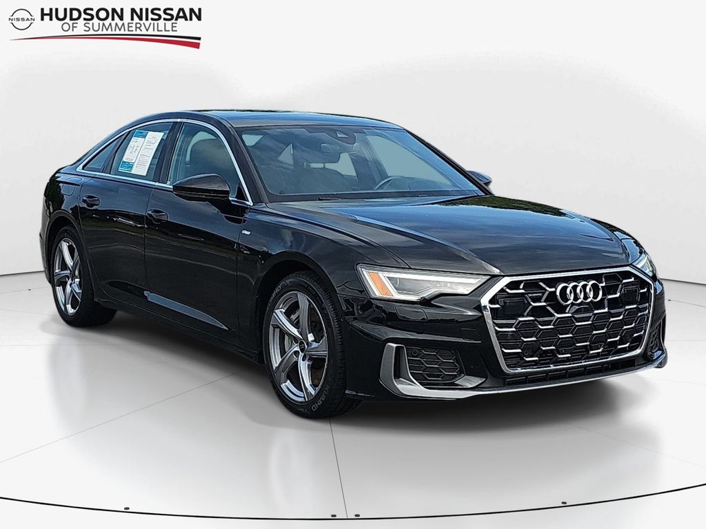 Gray 2024 Audi A6 Sedan All-Wheel Drive 7-Speed Automatic