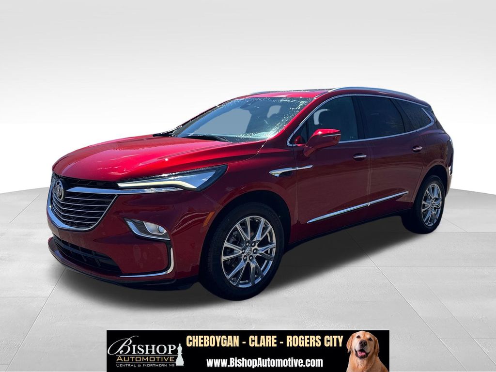 Cherry Red Tintcoat 2023 Buick Enclave Essence AWD SUV / Crossover Four-Wheel Drive 9-Speed Automatic