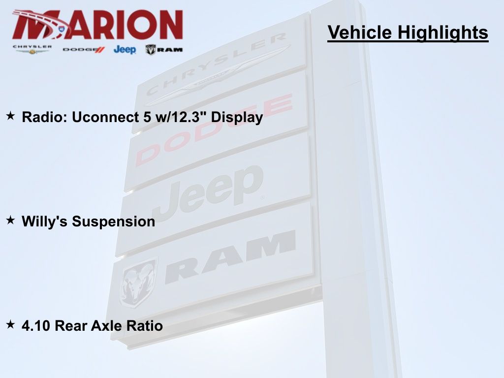 2025 Bright White Clearcoat Jeep Wrangler Willys 4xe 4X4 SUV
