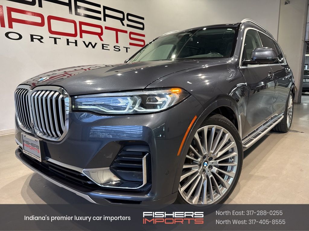 Arctic Gray Metallic 2019 BMW X7 xDrive40i AWD SUV / Crossover All-Wheel Drive 8-Speed Automatic