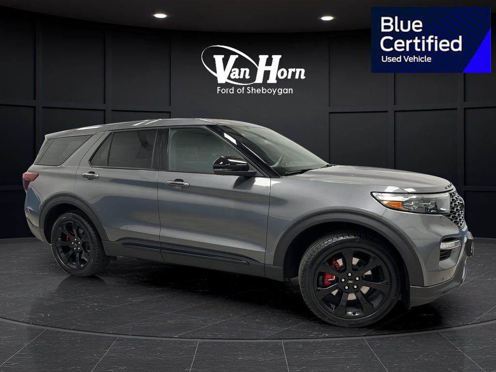 Carbonized Gray Metallic 2021 Ford Explorer SUV / Crossover All-Wheel Drive Automatic
