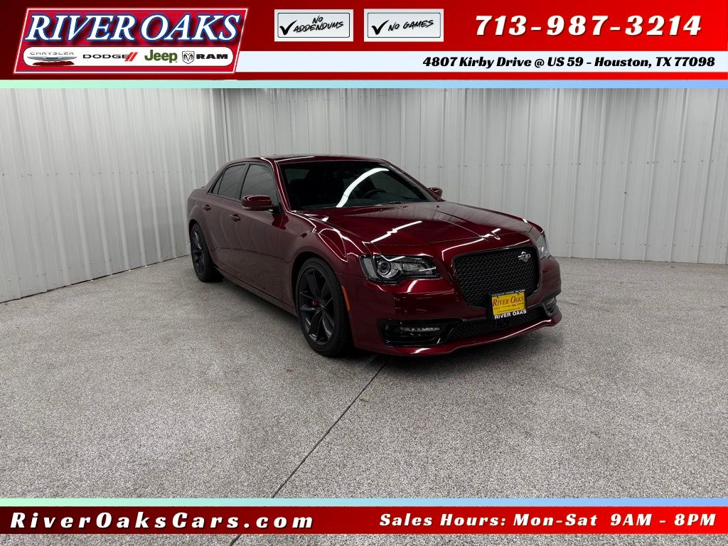 2023 Chrysler 300 C Red at Bayway Cadillac of The Woodlands