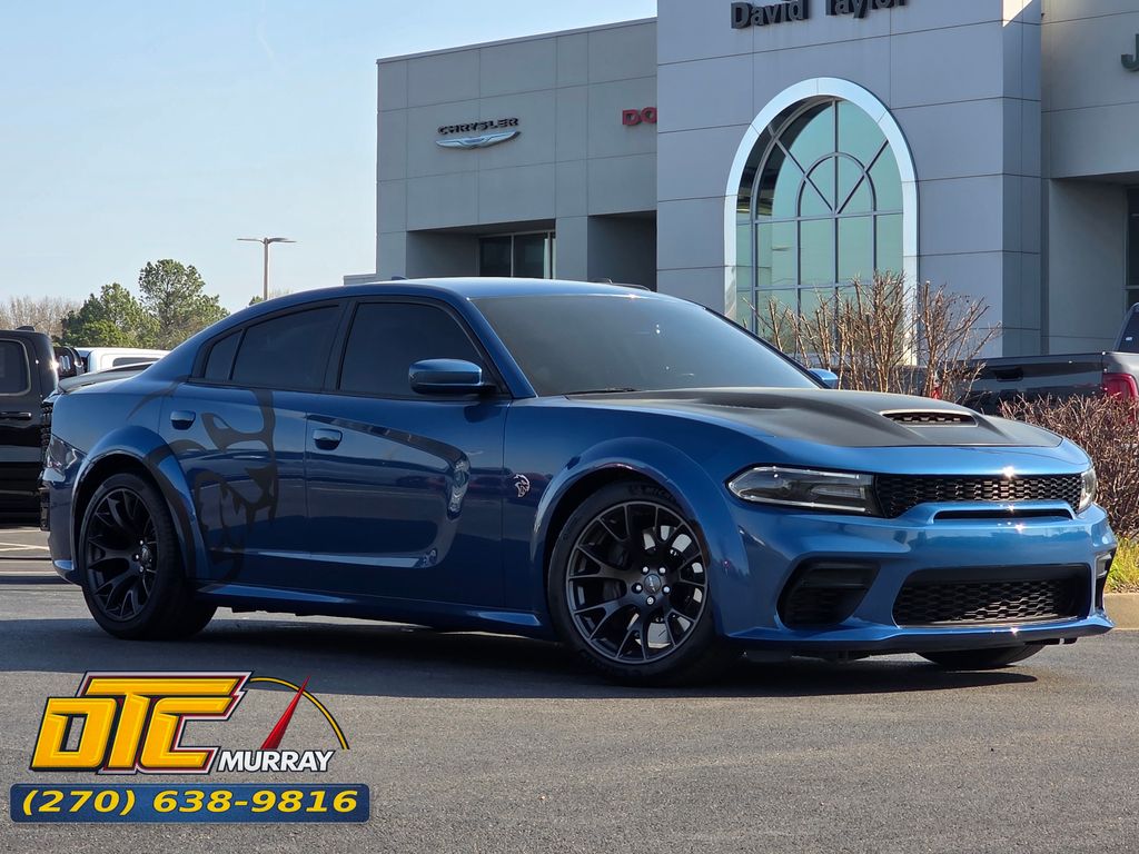 Blue (Frostbite) 2021 Dodge Charger SRT Hellcat Widebody RWD Sedan Rear-Wheel Drive 8-Speed Automatic