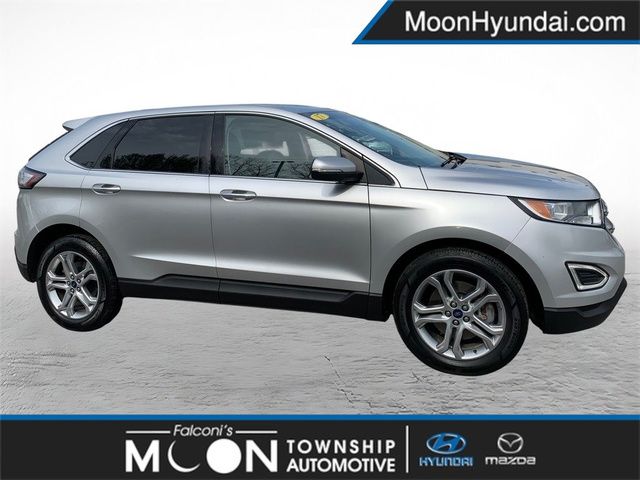 Ingot Silver 2017 Ford Edge Titanium AWD SUV / Crossover All-Wheel Drive 6-Speed Automatic