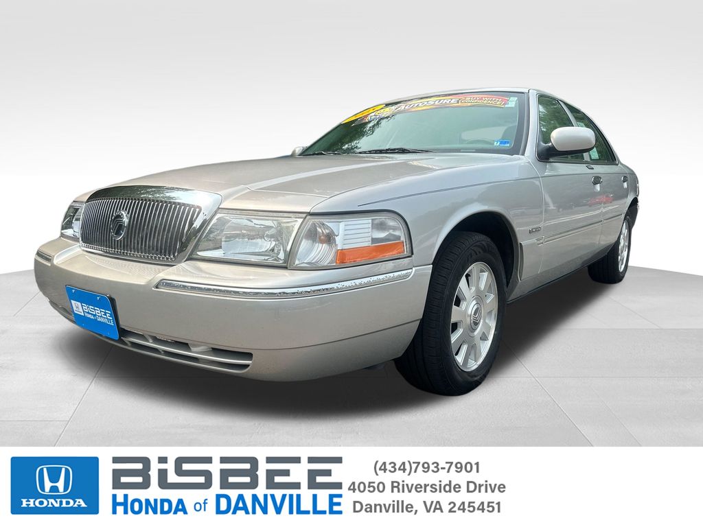 Light Ice Blue Clearcoat Metallic 2005 Mercury Grand Marquis Sedan Rear-Wheel Drive 4-Speed Automatic Overdrive