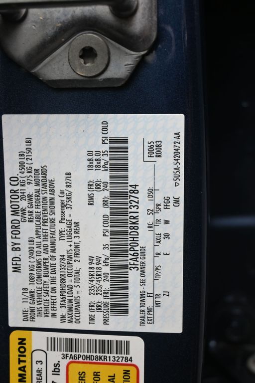 Used 2019 Ford Fusion Sedan