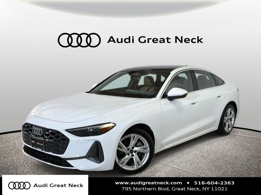 Arkona White 2025 Audi A5 quattro Premium Sedan Sedan All-Wheel Drive 7-Speed Automatic