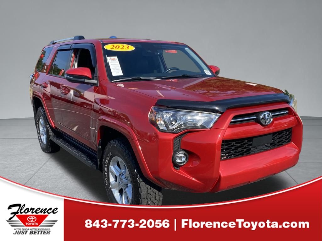 Barcelona Red Metallic 2023 Toyota 4Runner SUV / Crossover Four-Wheel Drive 5-Speed Automatic