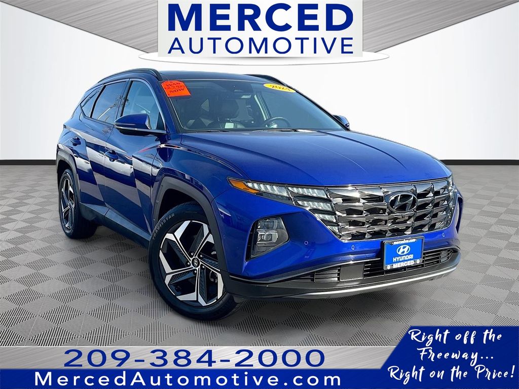 Intense Blue 2024 Hyundai Tucson Limited FWD SUV / Crossover Front-Wheel Drive 8-Speed Automatic