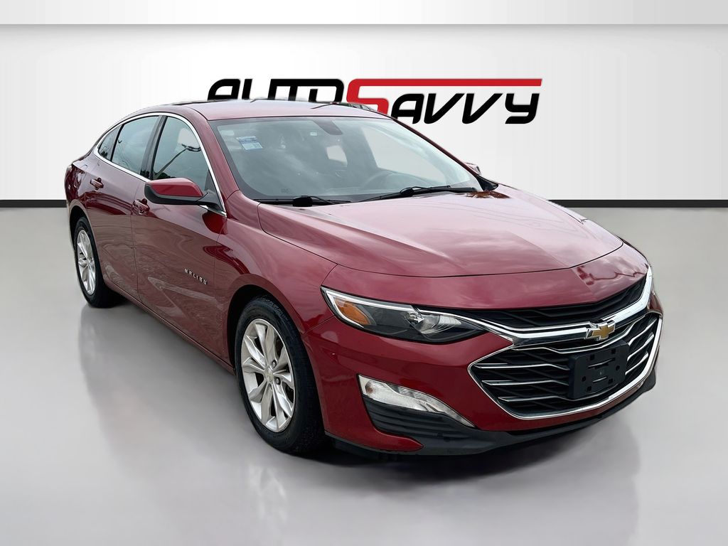 Cajun Red Tintcoat 2020 Chevrolet Malibu Sedan Front-Wheel Drive Continuously Variable Transmission