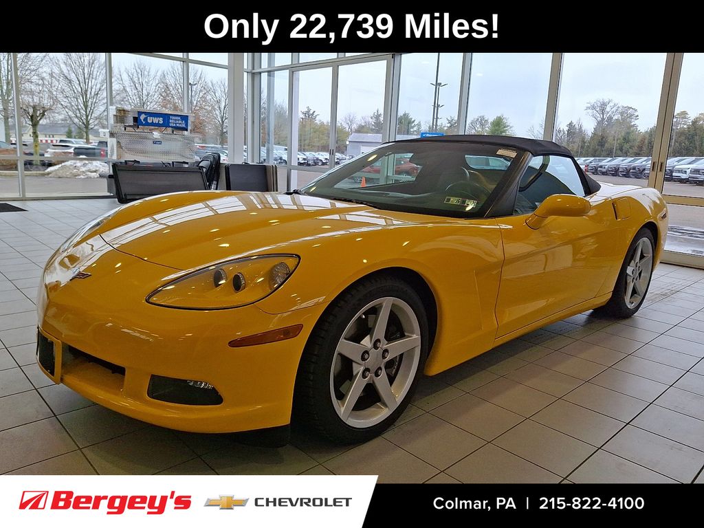 Millennium Yellow 2005 Chevrolet Corvette Convertible RWD Convertible Rear-Wheel Drive 4-Speed Automatic Overdrive