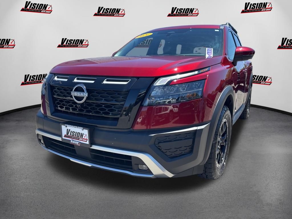 Red (Scarlet Ember) 2024 Nissan Pathfinder SUV / Crossover All-Wheel Drive 9-Speed Automatic