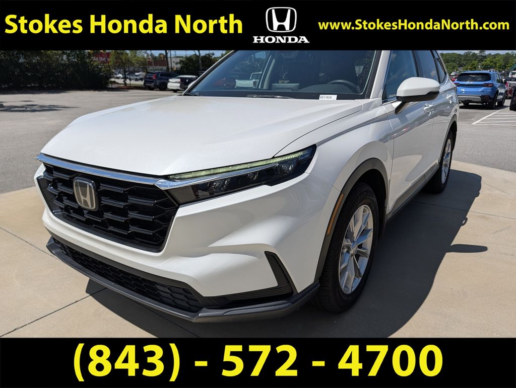 2023 Honda CR-V EX White at Stokes Honda North