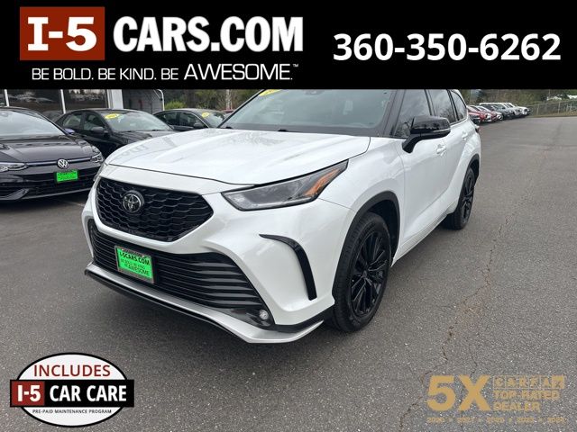 White (Wind Chill Pearl) 2023 Toyota Highlander XSE AWD SUV / Crossover All-Wheel Drive 8-Speed Automatic