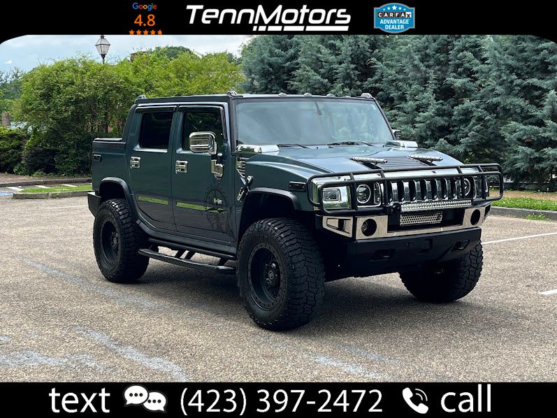 Slate Blue Metallic 2006 Hummer H2 SUT Base SUV / Crossover Four-Wheel Drive 4-Speed Automatic Overdrive