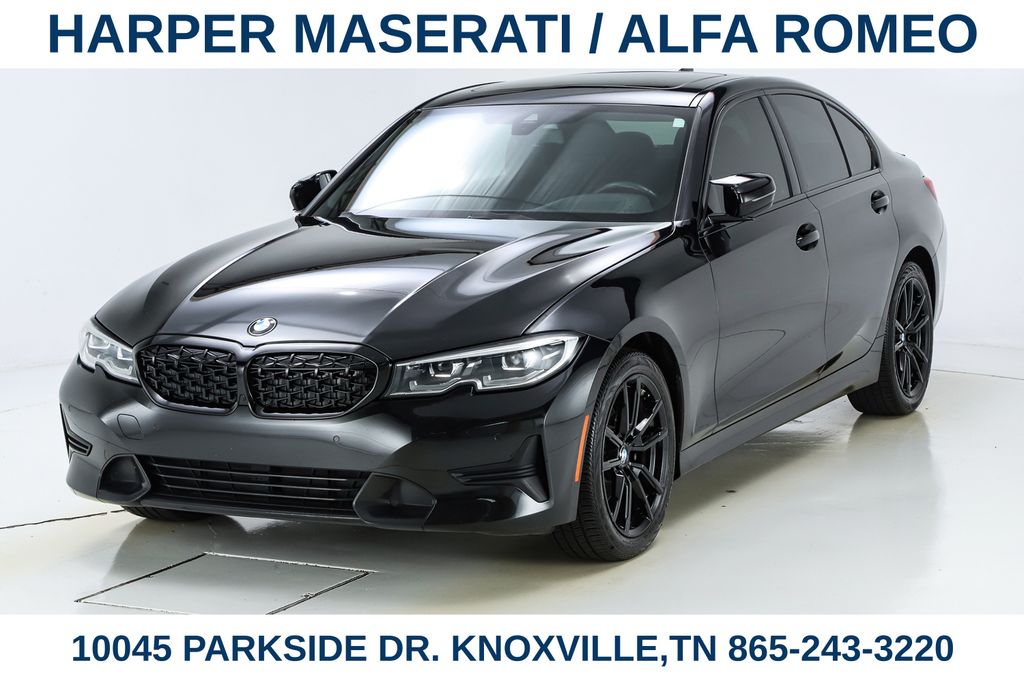 Black Sapphire Metallic 2021 BMW 3 Series 330i RWD Sedan Rear-Wheel Drive 8-Speed Automatic