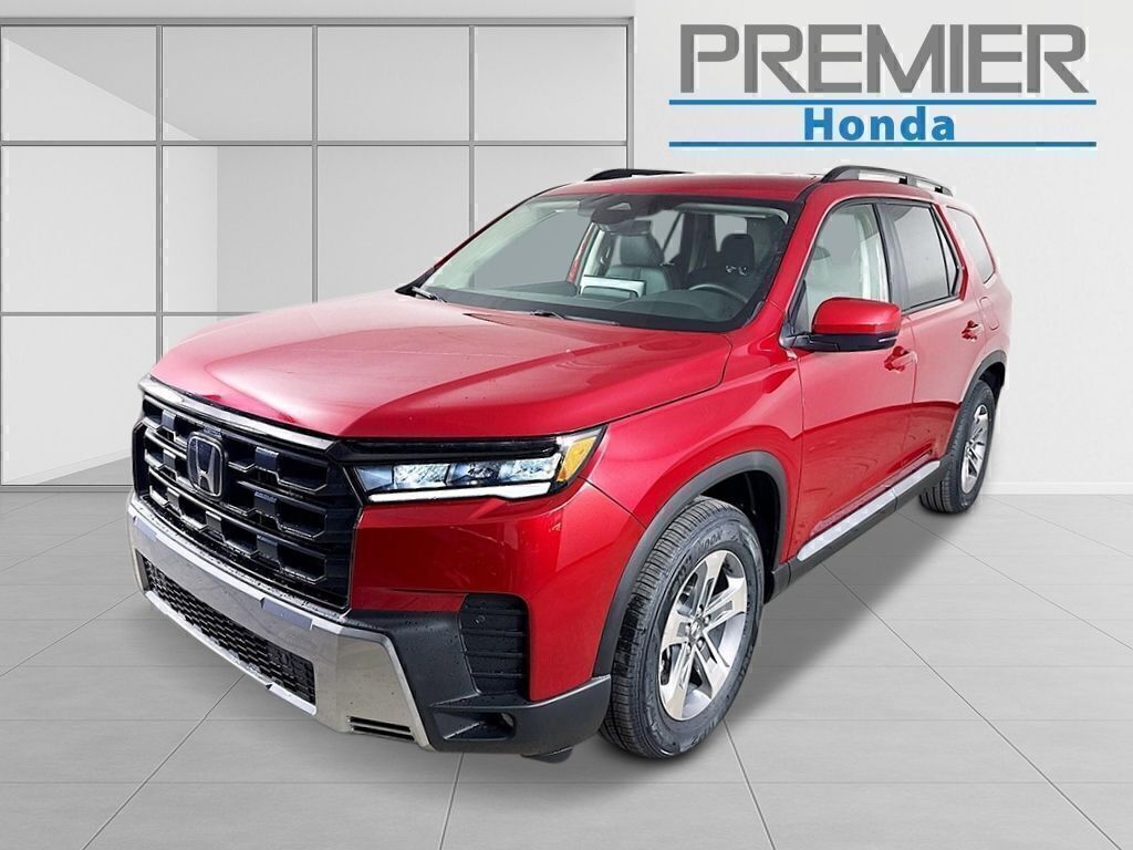 Radiant Red Metallic II 2026 Honda Pilot SUV / Crossover Front-Wheel Drive Automatic