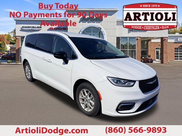 Bright White Clearcoat 2024 Chrysler Pacifica Minivan Front-Wheel Drive 9-Speed Automatic