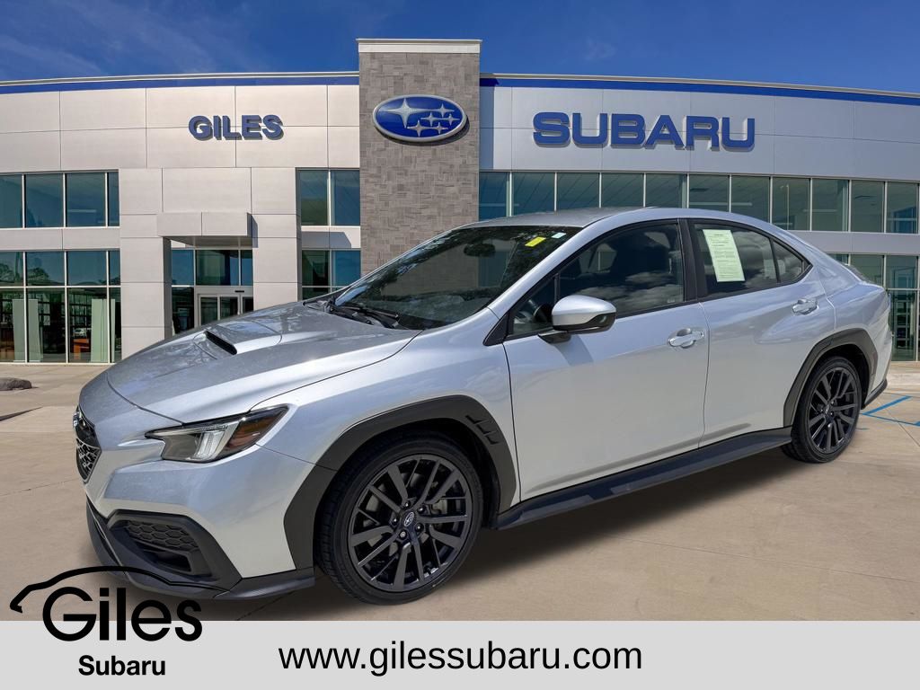 Ice Silver Metallic 2023 Subaru WRX Premium AWD Sedan All-Wheel Drive 6-Speed Manual