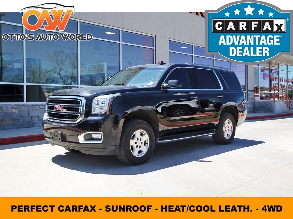 Onyx Black 2017 GMC Yukon SLT 4WD SUV / Crossover Four-Wheel Drive 6-Speed Automatic Overdrive