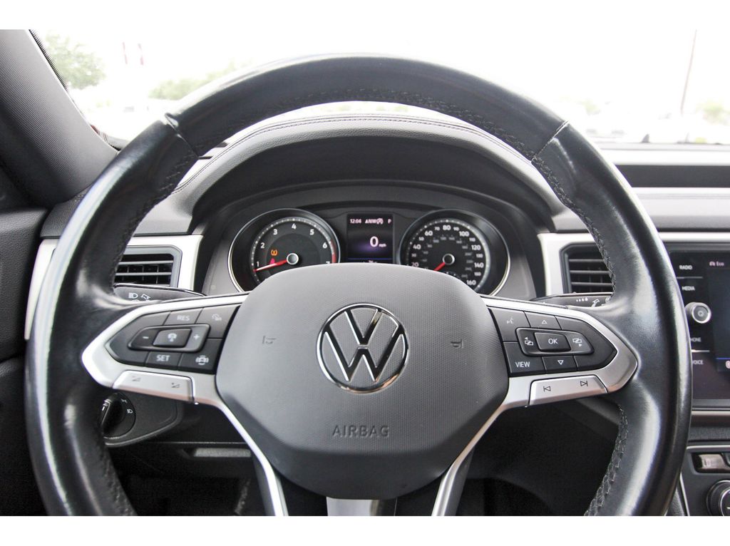 2020 Volkswagen Atlas Cross Sport 3.6L V6 SE w/Technology White at DeMontrond Auto Country
