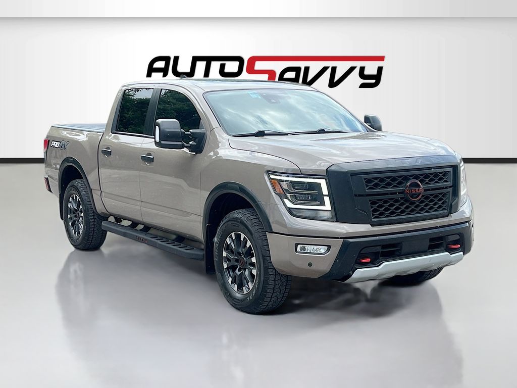 2024 Nissan Titan PRO-4X Beige at AutoSavvy Houston Northwest